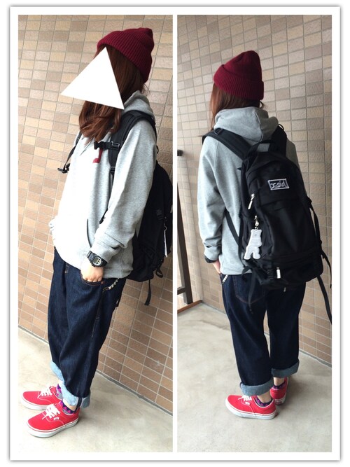 ねこぐるい Dickiesのパーカーを使ったコーディネート Wear