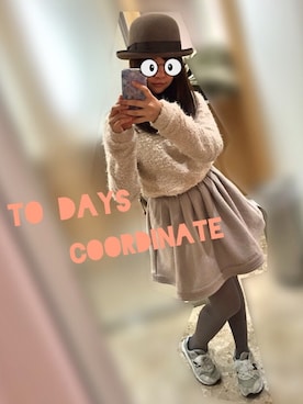 「override 」｜りしゃこさん（レディース・155cm）の冬コーディネート