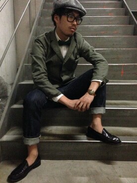 戸村 泰輔さん（メンズ・172cm）の秋コーディネート