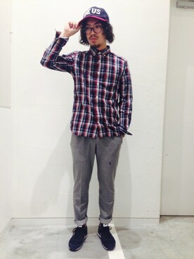 戸村 泰輔さん（メンズ・173cm）の夏コーディネート