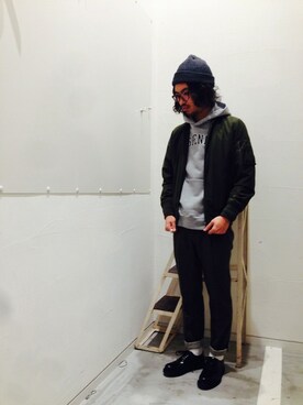 「MYSELF ABAHOUSE」｜戸村 泰輔さん（メンズ・172cm）の秋コーディネート