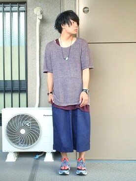 「air huarache」｜りょーたさん（メンズ・169cm）の夏コーディネート