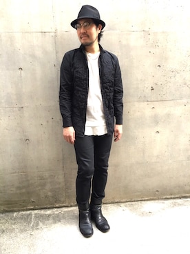 「REBERTAS（リベルタス）のアイテム」を使った、山崎永二さん（メンズ・168cm）の秋コーディネート