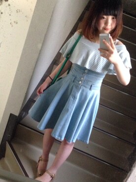 めゆさん（レディース・155cm）の夏コーディネート