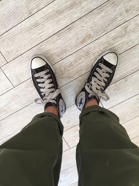 「nﾟ 44（ナンバーヨンジュウヨン）のアイテム（パンツ）」を使った、Eiji Okamotoさん（メンズ・167cm）の秋コーディネート