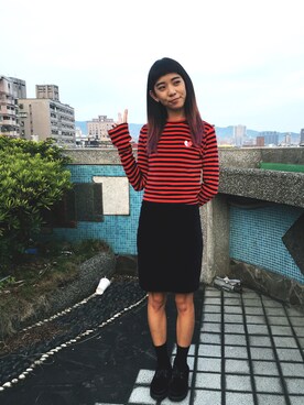 「ESPERANZA（エスペランサ）のアイテム（その他シューズ）」を使った、Sheng-Ning Chengさん（レディース・160cm）の春コーディネート