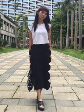 ISSEY MIYAKE スカート - ひざ丈スカート
