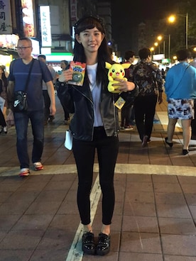 「pikachu」｜Sheng-Ning Chengさん（レディース・160cm）の春コーディネート
