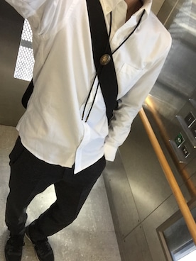 「BEAUTY&YOUTH UNITED ARROWS（ビューティーアンドユースユナイテッドアローズ）のアイテム（その他パンツ、グレー系）」を使った、shinさん（メンズ・171cm）の秋コーディネート