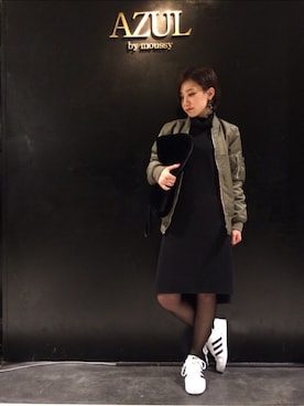 「ファークラッチ」｜mutsumi mikiさん（レディース・156cm）の冬コーディネート