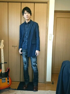 shoさん（メンズ・178cm）の冬コーディネート