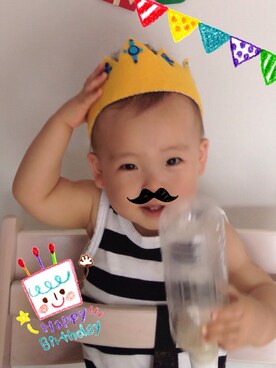 「無印良品（ムジルシリョウヒン）のアイテム（タンクトップ、ブラック系）」を使った、s.u.m.さん（キッズ）の夏コーディネート