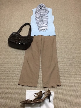 「elegance卑弥呼（エレガンスヒミコ）のアイテム」を使った、ばぼびさん（レディース・160cm）の春コーディネート