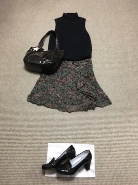 「KOOKAI（クーカイ）のアイテム」を使った、ばぼびさん（レディース・160cm）の秋コーディネート