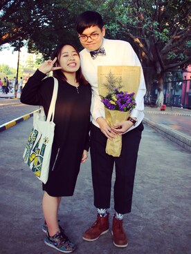 彭榆元さんのコーディネート