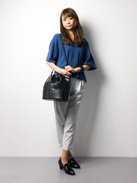 「Lulud（ルルド）のアイテム」を使った、yukahinaさん（レディース・166cm）の春コーディネート