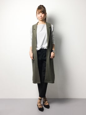 yukahinaさん（レディース・166cm）の春コーディネート