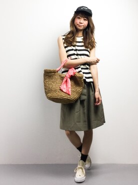 yukahinaさん（レディース・166cm）の春コーディネート