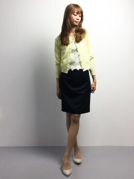 「アイテム（アンサンブル）」を使った、yukahinaさん（レディース・166cm）の春コーディネート