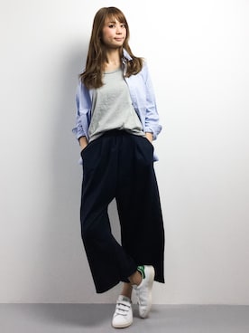 「common.（コモン）のアイテム」を使った、yukahinaさん（レディース・166cm）の春コーディネート
