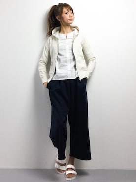 「common.（コモン）のアイテム」を使った、yukahinaさん（レディース・166cm）の春コーディネート