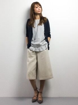 「アイテム（アンサンブル）」を使った、yukahinaさん（レディース・166cm）の春コーディネート