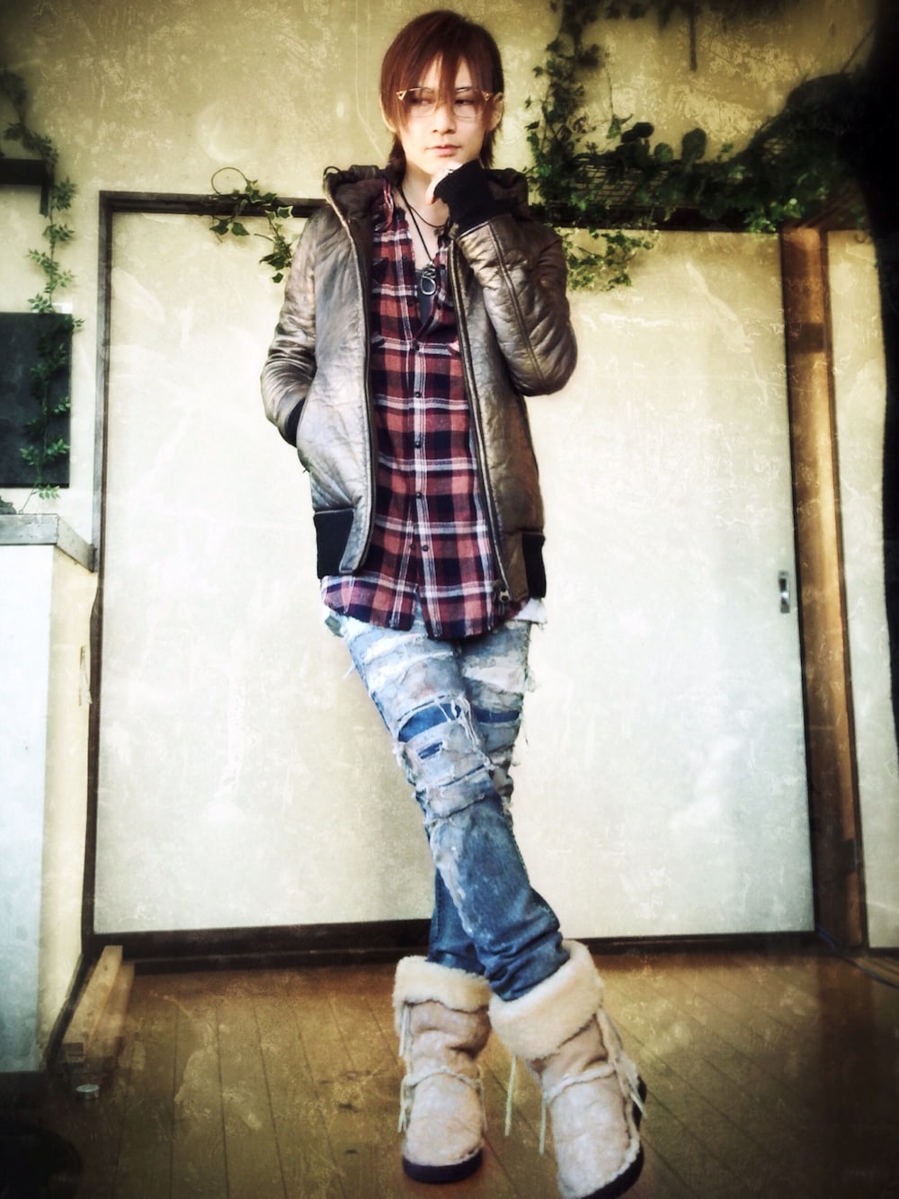 Imperfect/Perfect Malibu Cowboyのブーツを使った人気ファッション