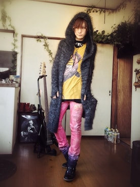 「CULT（カルト）のアイテム」を使った、ユウキチさん（メンズ・172cm）の春コーディネート