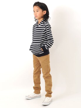 「アイテム（トップス）」を使った、GLAZOSさん（キッズ・130cm）の冬コーディネート