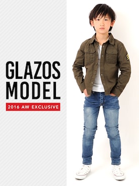 「model」｜GLAZOSさん（キッズ・126cm）の夏コーディネート