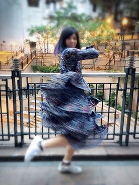 「LOVE BRUNCHのアイテム」を使った、モウトンMojai さん（レディース・163cm）の春コーディネート