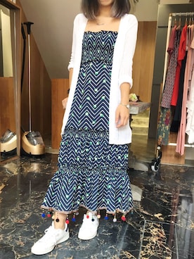 「LOVE BRUNCHのアイテム」を使った、モウトンMojai さん（レディース・163cm）の夏コーディネート