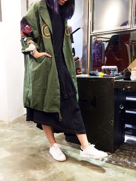 「LOVE BRUNCHのアイテム」を使った、モウトンMojai さん（レディース・163cm）の夏コーディネート