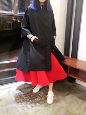 「LOVE BRUNCHのアイテム」を使った、モウトンMojai さん（レディース・163cm）の秋コーディネート