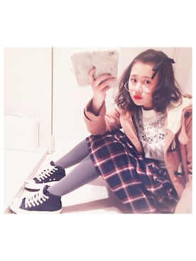 「☆☆☆のアイテム（その他、その他）」を使った、うにさん（レディース・156cm）の冬コーディネート