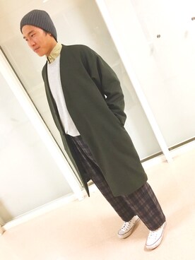 「BANANA REPUBLIC」｜「アイテム（その他アウター）」を使った、Walrusさん（メンズ・176cm）の冬コーディネート