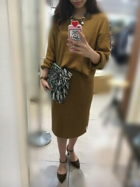 「179/WG NICOLE CLUB（イチナナキュウ/ダブルジー）のアイテム（オールインワン・サロペット）」を使った、aiさん（レディース・163cm）の秋コーディネート