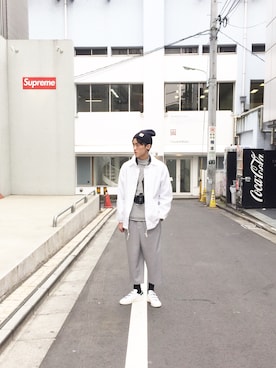 「#supreme」｜比利さん（メンズ・177cm）の春コーディネート