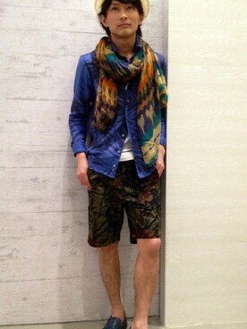 「KATHARINE HAMNETT LONDON （キャサリンハムネットロンドン）のアイテム（その他シューズ）」を使った、naoki kimuraさん（メンズ・171cm）の春コーディネート