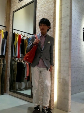 naoki kimuraさん（メンズ・171cm）の春コーディネート