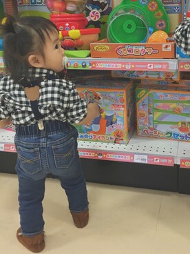 ®️さん（キッズ・80cm）の秋コーディネート