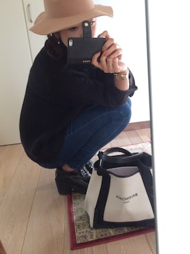 「GROWZE（グローゼ）のアイテム」を使った、Chiakiさん（レディース・165cm）の秋コーディネート