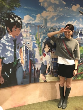 「君の名は」｜To oＯoＯさん（レディース・171cm）の秋コーディネート