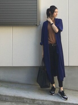 「THE DAYZ TOKYO（ザデイズトーキョー）のアイテム（ベルト）」を使った、To oＯoＯさん（レディース・171cm）の秋コーディネート