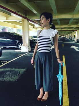 「gorjanaのアイテム」を使った、YUさん（レディース・152cm）の秋コーディネート