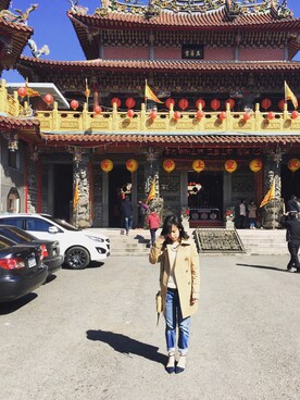 YUさん(レディース・152cm)の冬コーディネート