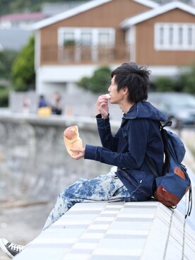 「FULL LIFE（フルライフ）のアイテム」を使った、スエヨシリョウタさん（メンズ・168cm）の秋コーディネート