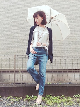 「ミカヅキモモコ（ミカヅキモモコ）のアイテム（その他）」を使った、MYBさん（レディース・160cm）の夏コーディネート