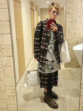 「ノゾミイシグロ」｜ぽーさん（メンズ・170cm）の冬コーディネート