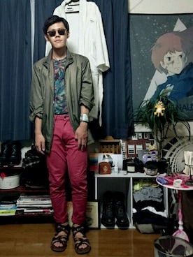 ぽーさん（メンズ・170cm）の夏コーディネート